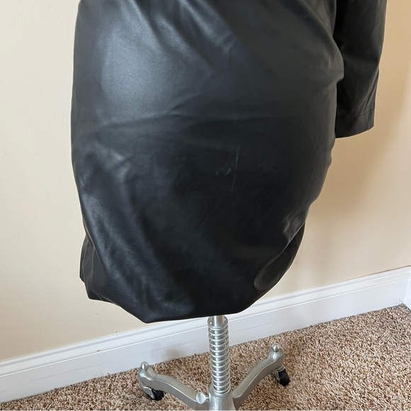 New! Likely Serena vegan leather one shoulder dress 14508 - Picture 12 of 14